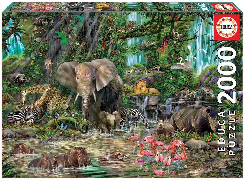 Image of Educa - Dschungel 2000 Teile Puzzle