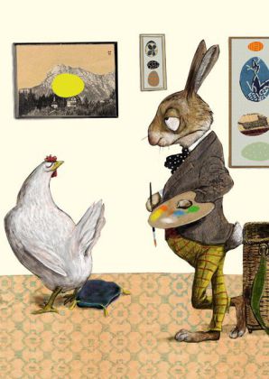 Osterhase Postkarten