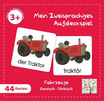 Mein Zweisprachiges Aufdeckspiel Fahrzeuge Türkisch (Kinderspiel)
