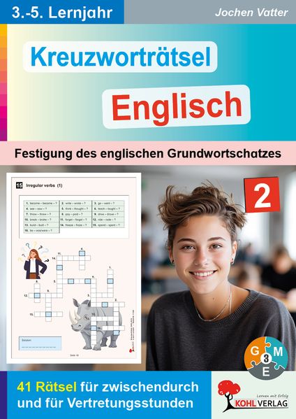 Kreuzworträtsel Englisch - 3.-5. Lernjahr