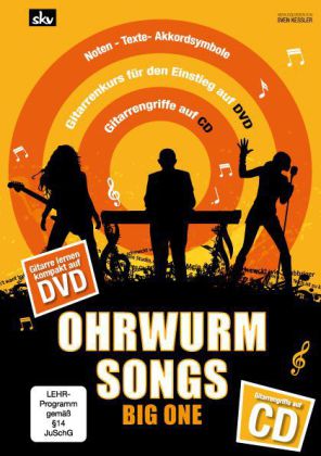Ohrwurm Songs - Big One für Gitarre m. Audio-CD u. DVD