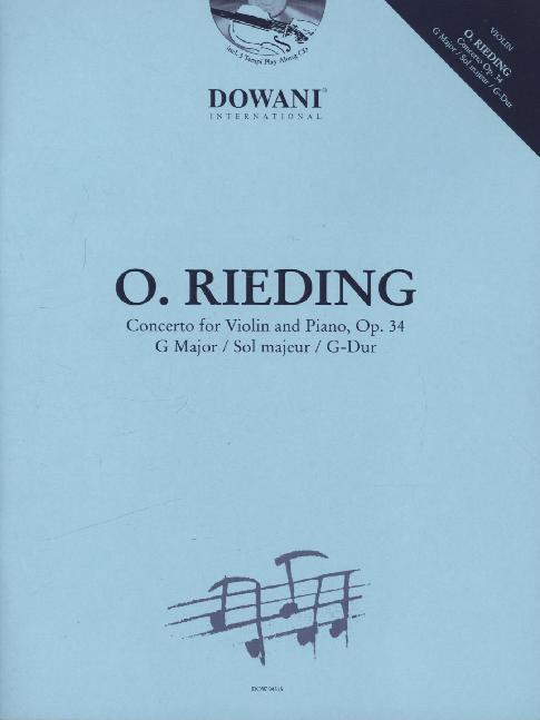 Concerto for Violin and Piano Op. 34 für Violine und Klavier m. Audio-CD
