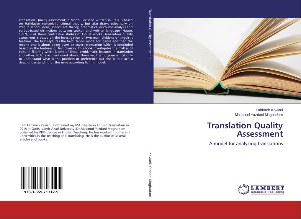 Translation Quality Assessment