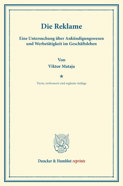 Die Reklame.