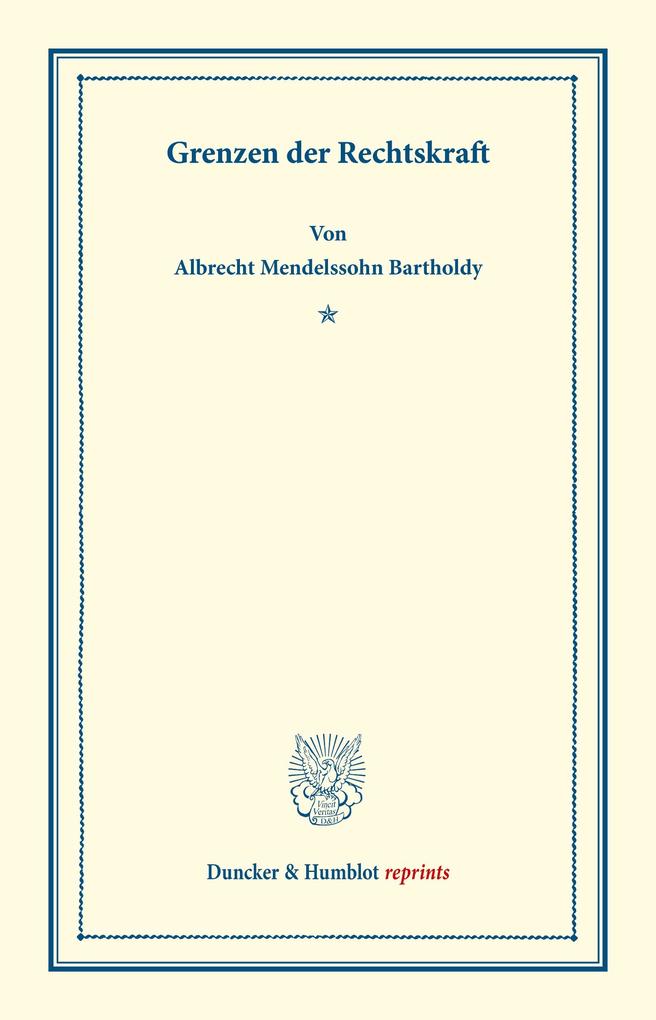 Grenzen der Rechtskraft