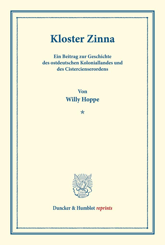 Kloster Zinna.