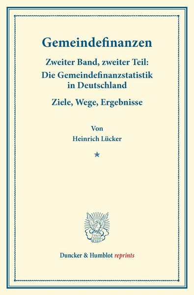 Gemeindefinanzen.