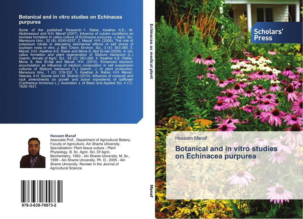 Botanical and in vitro studies on Echinacea purpurea