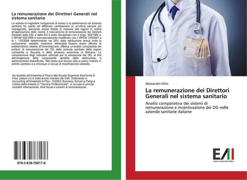 La remunerazione dei Direttori Generali nel sistema sanitario als Buch von Alessandro Ghio - Alessandro Ghio