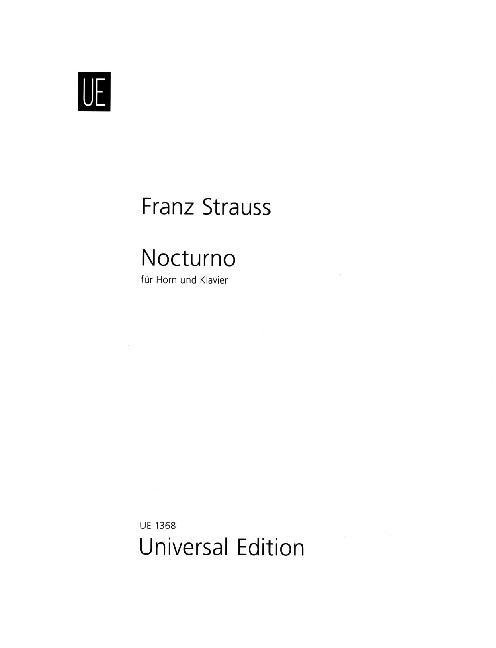 Nocturno - Franz Strauß