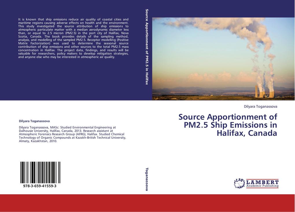 Source Apportionment of PM2.5 Ship Emissions in Halifax Canada