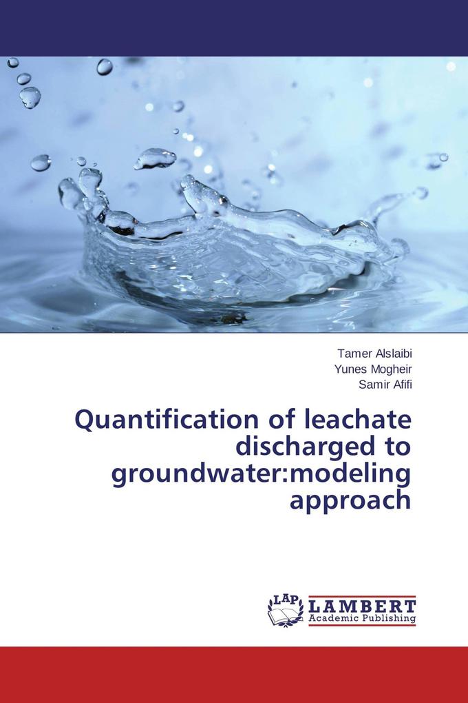 Quantification of leachate discharged to groundwater:modeling approach