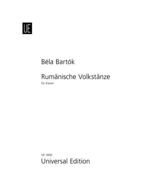 Rumänische Volkstänze - Béla Bartók