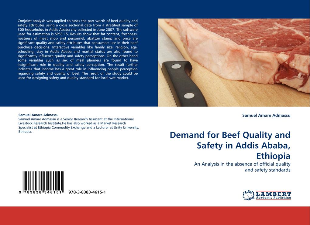 Demand for Beef Quality and Safety in Addis Ababa Ethiopia