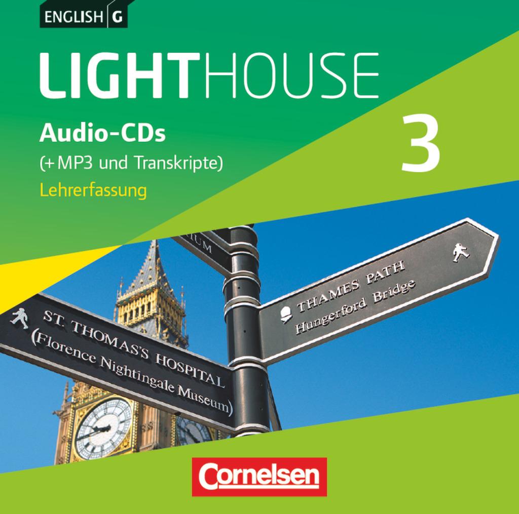 Image of English G LIGHTHOUSE 3: 7. Schuljahr. CDs. Allgemeine Ausgabe. Vollfassung