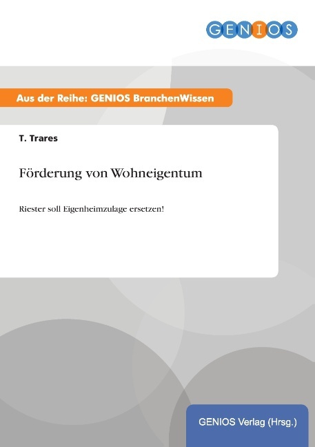Förderung von Wohneigentum