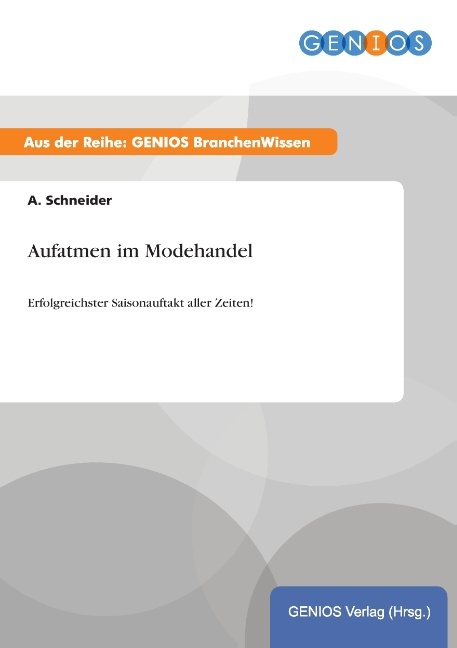 Aufatmen im Modehandel