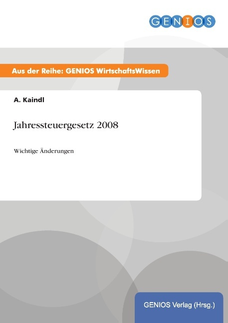 Jahressteuergesetz 2008