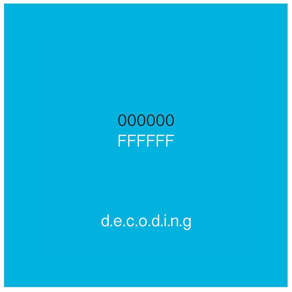 000000|Ffffff Decoding