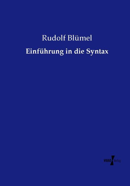Einführung in die Syntax