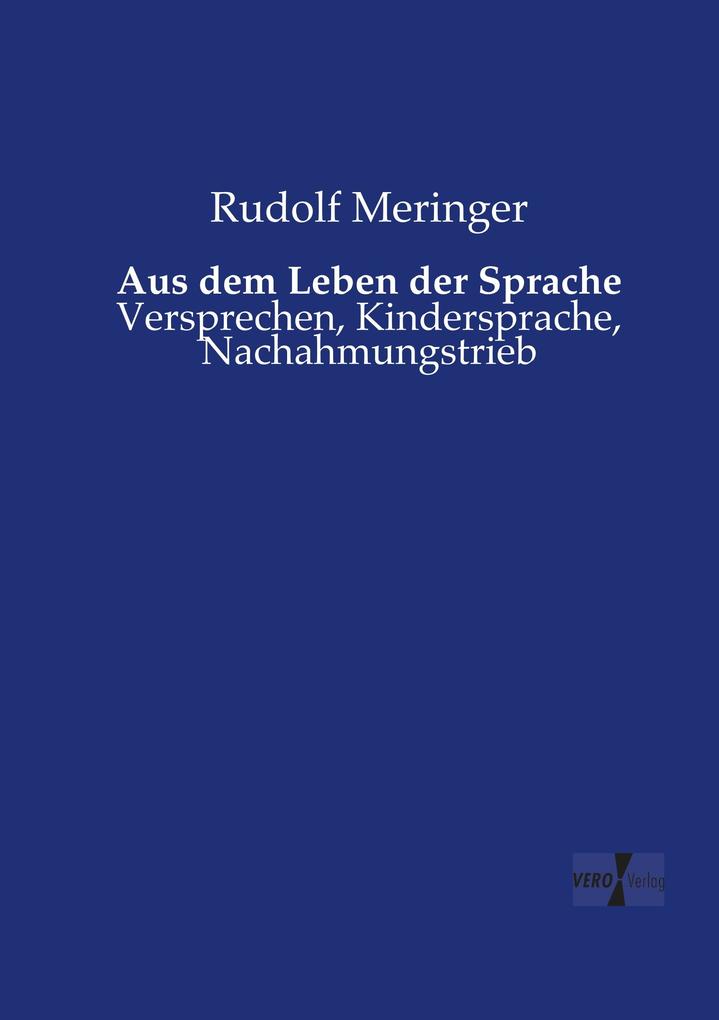 Aus dem Leben der Sprache