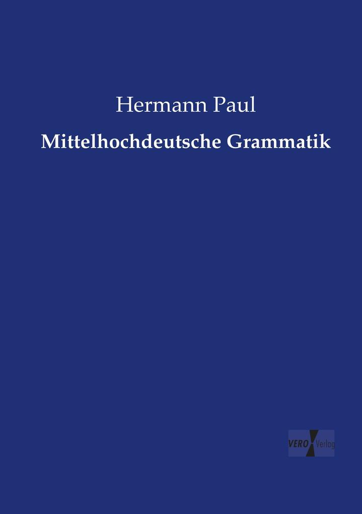 Mittelhochdeutsche Grammatik