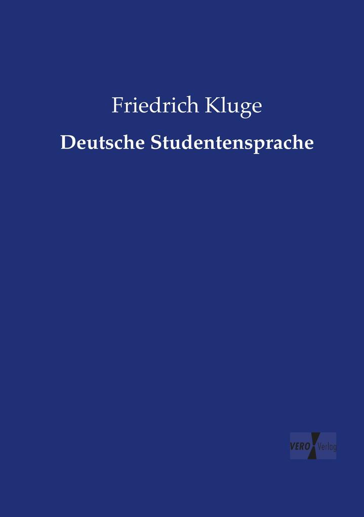 Deutsche Studentensprache