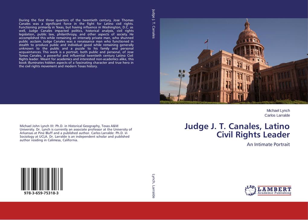 Judge J. T. Canales Latino Civil Rights Leader