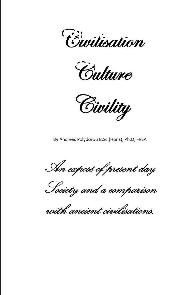 Civilisation Culture Civility