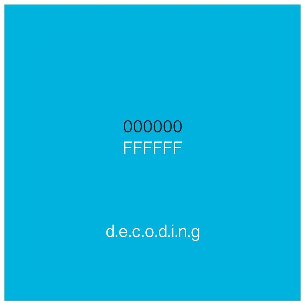 000000|FFFFFF Decoding