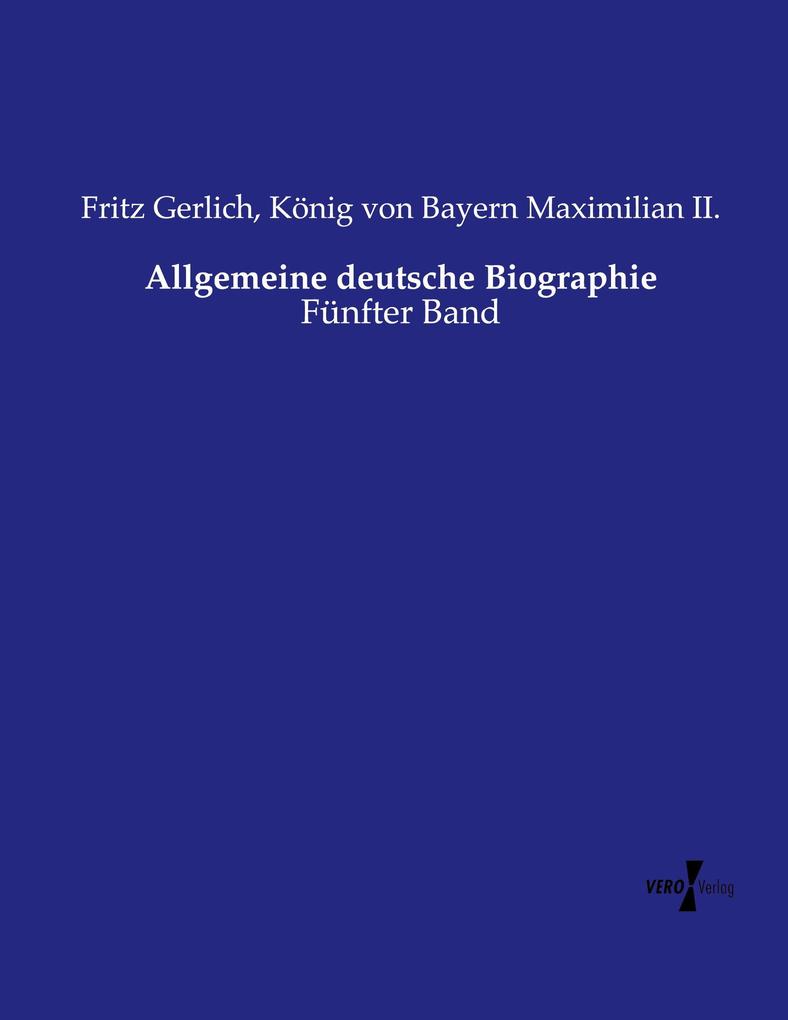 Allgemeine deutsche Biographie