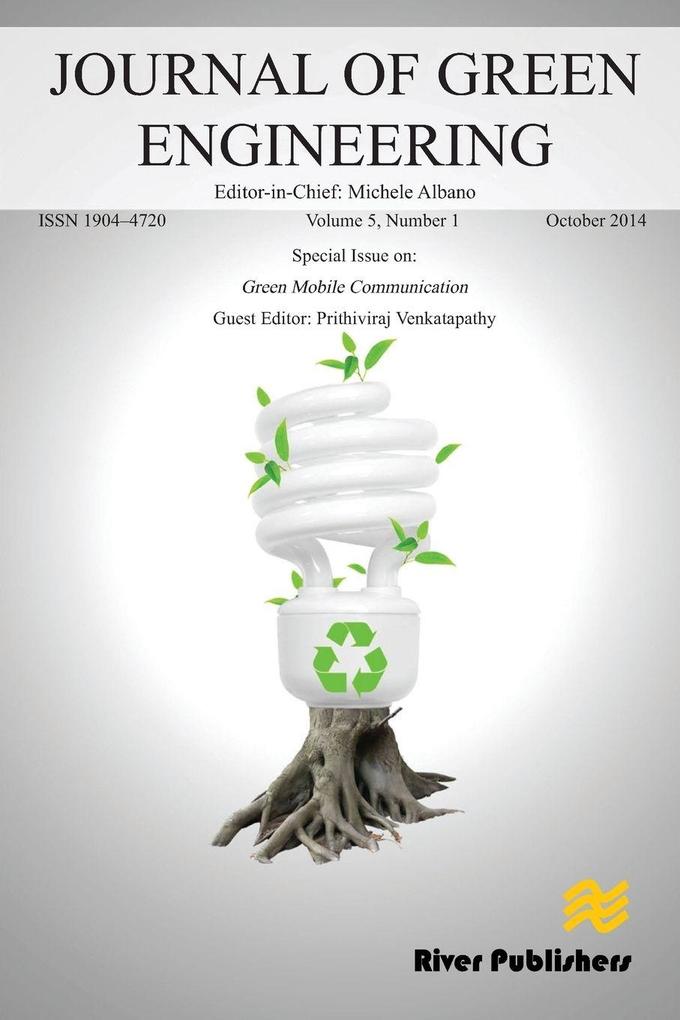 JOURNAL OF GREEN ENGINEERING Volume 5 No. 1; Special Issue