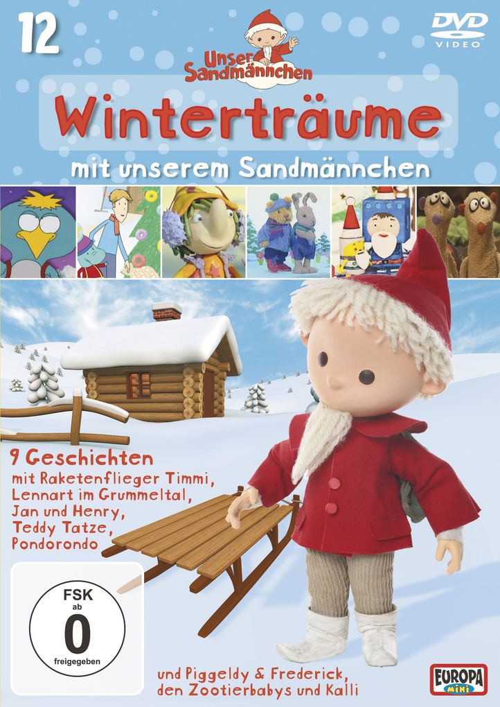 Image of 12 Winterträume mit dem Sandmann [DVD]