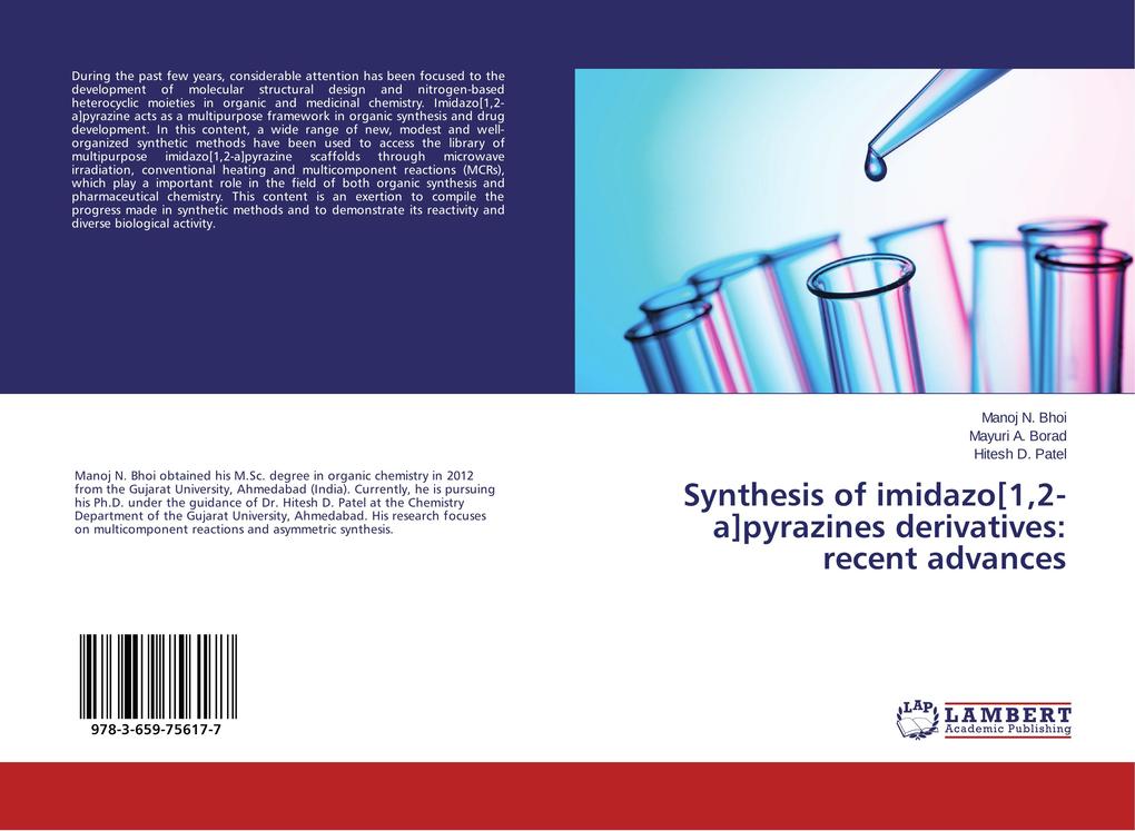 Synthesis of imidazo[12-a]pyrazines derivatives: recent advances