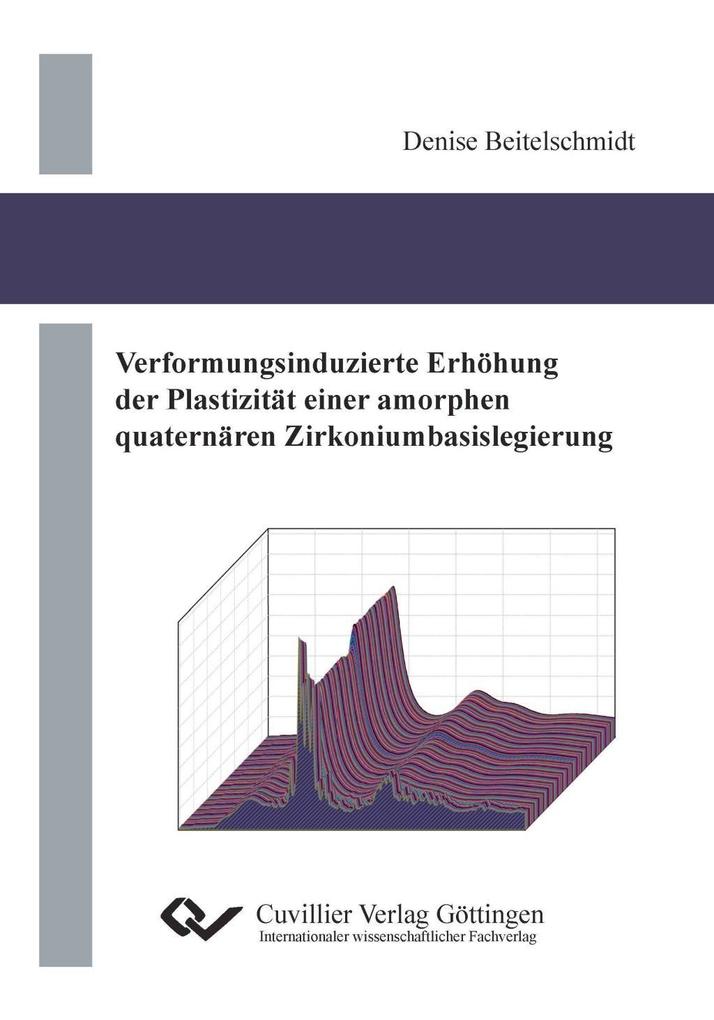 Verformungsinduzierte Erhöhung der Plastizität einer amorphen quaternären Zirkoniumbasislegierung