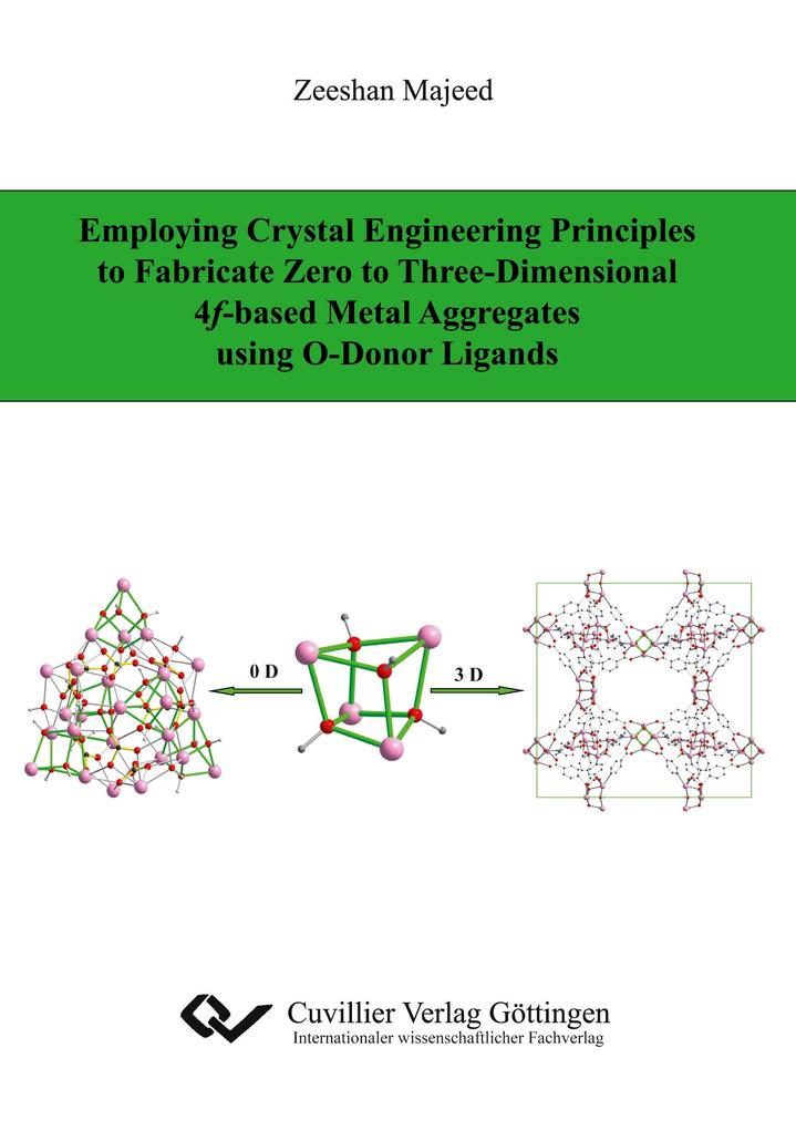 Employing Crystal Engineering Principles to Fabricate Zero to Three-Dimensional 4f-based Metal Aggregates using O-Donor Ligands