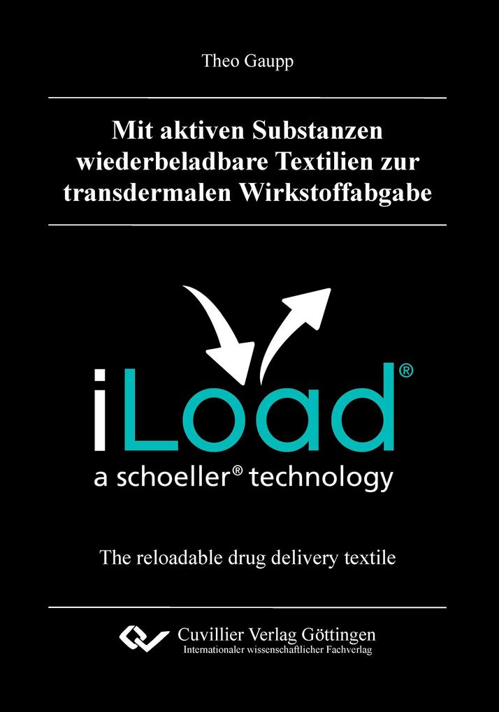 Mit aktiven Substanzen wiederbeladbare Textilien zur transdermalen Wirkstoffabgabe