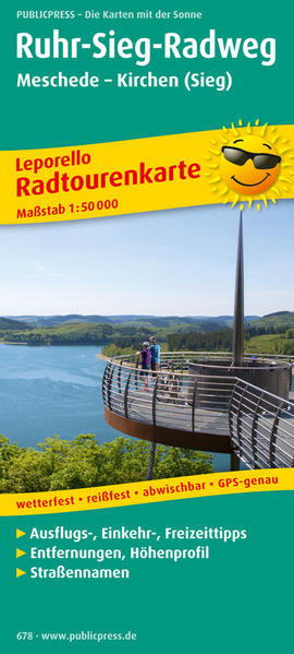 Ruhr-Sieg-Radweg Radtourenkarte