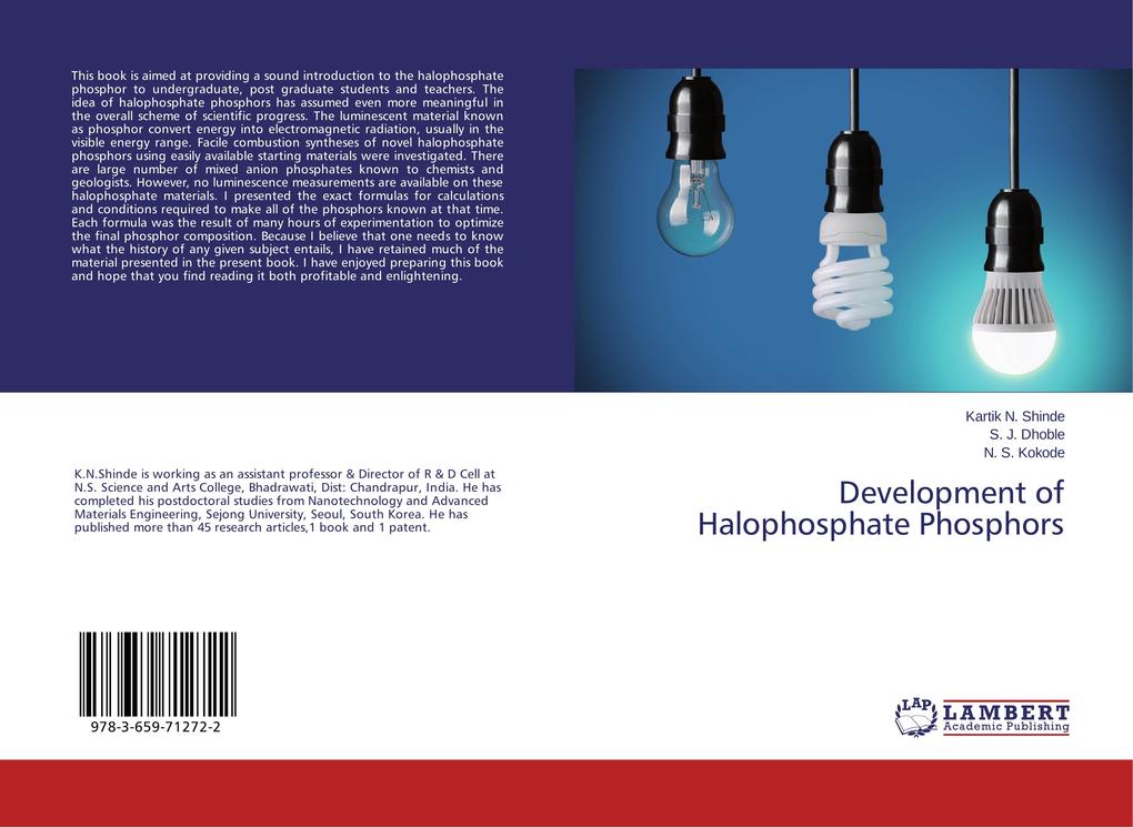 Development of Halophosphate Phosphors