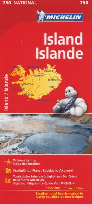 Michelin Nationalkarte Island als Buch Michelin Nationalkarte Island als Buch