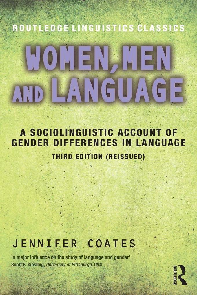 Women Men and Language