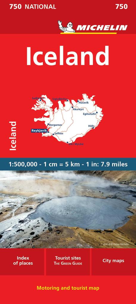 Michelin Nationalkarte Island