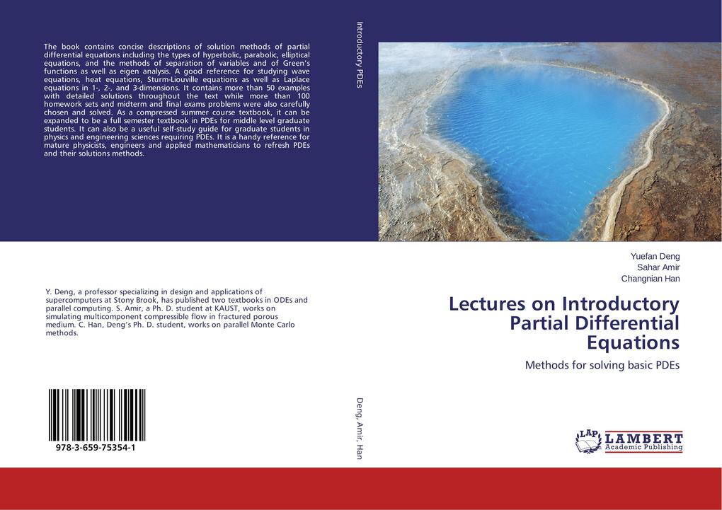 Lectures on Introductory Partial Differential Equations