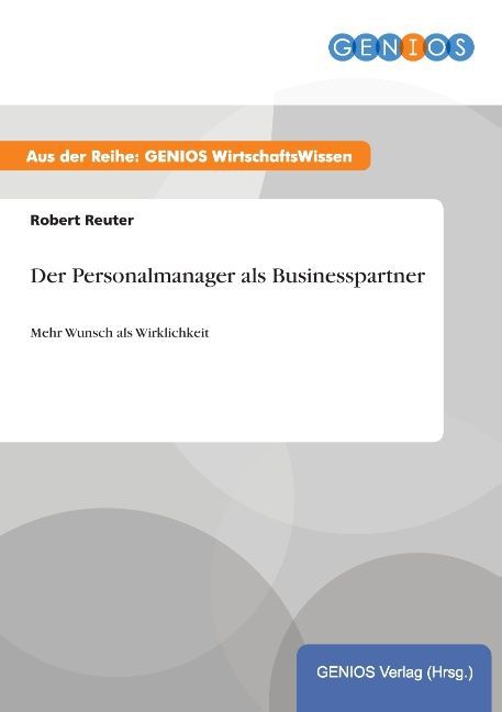 Der Personalmanager als Businesspartner