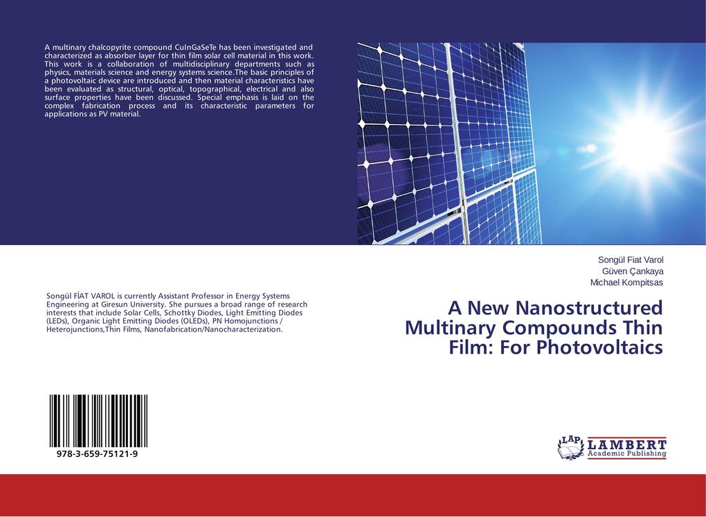 A New Nanostructured Multinary Compounds Thin Film: For Photovoltaics