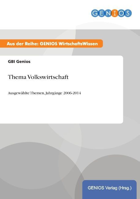 Thema Volkswirtschaft