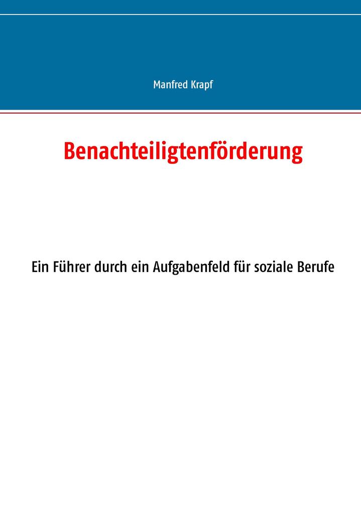 Benachteiligtenförderung