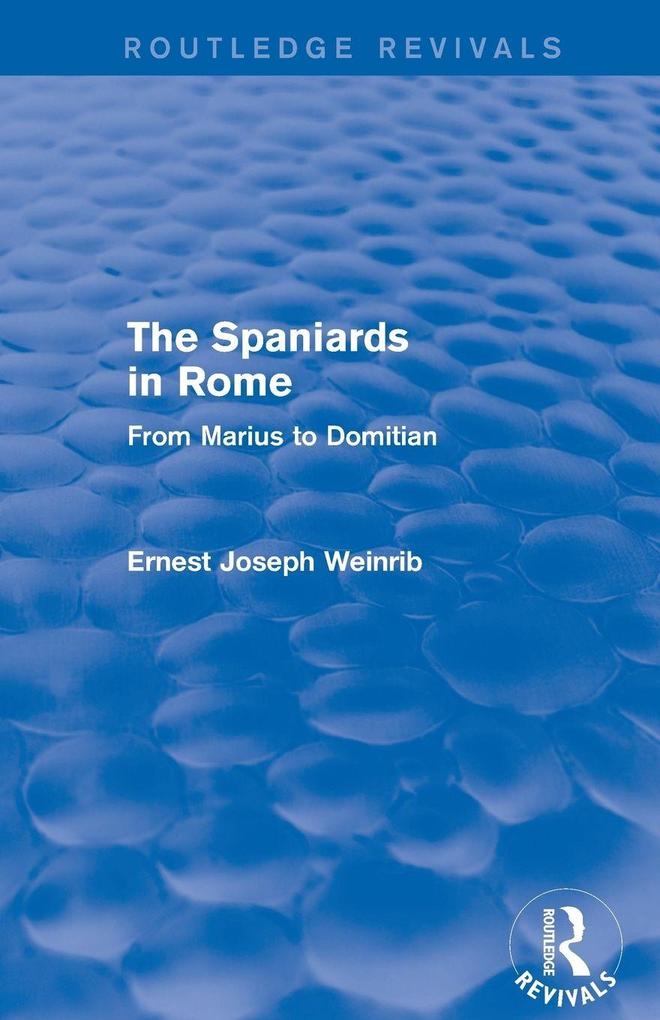 The Spaniards in Rome (Routledge Revivals)