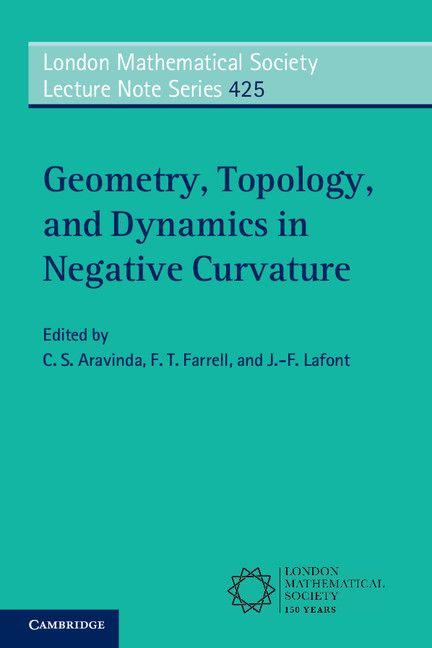 Geometry Topology and Dynamics in Negative Curvature