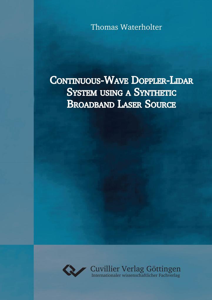 Continuous-Wave Doppler-Lidar System using a Synthetic Broadband Laser Source
